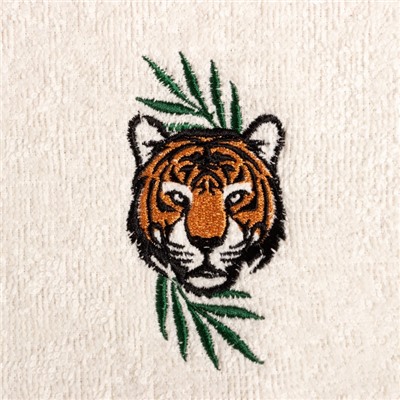 Набор полотенец «Новый год: Тигр» 30х30 см-3шт, 100% хлопок 340 г/м2