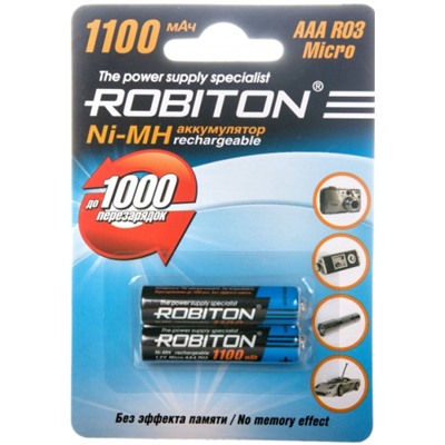 Аккумулятор Robiton R03 1100 mAh