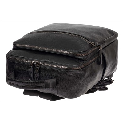 Мужской рюкзак из экокожи, цвет чёрный