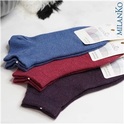 Женские шерстяные укороченные носки (цветные) MilanKo N-306 Цветные/36-40