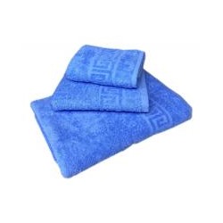 Набор махровых полотенец ТУРКМЕНИЯ - голубой
