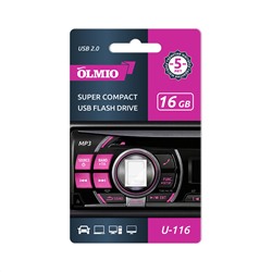 USB-Flash 16GB, U-116, USB2.0, OLMIO