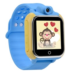 Умные детские часы с GPS Smart Baby Watch GW1000 (G75, Q100), Акция! Жёлто-розовые