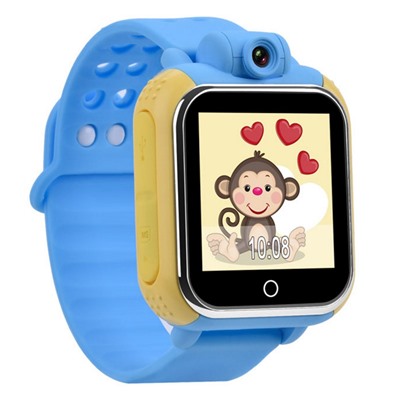 Умные детские часы с GPS Smart Baby Watch GW1000 (G75, Q100), Акция! Чёрные