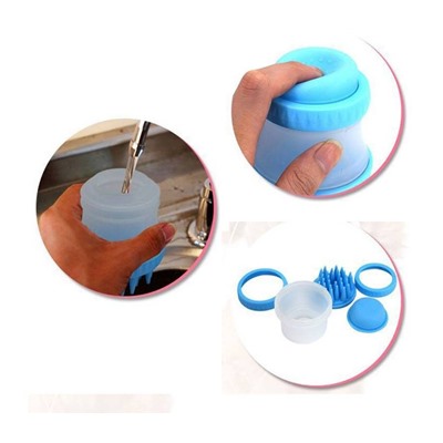 Щетка для животных Cleaning Device The Gentle Dog Washer, Акция! Голубой