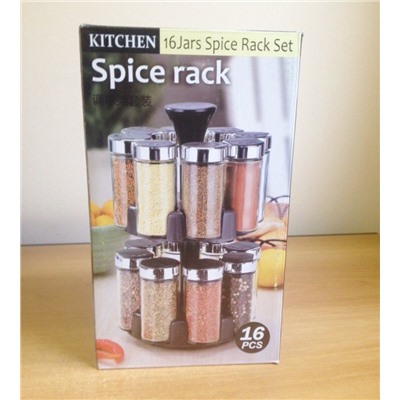Набор для специй 16 Jars Spice Rack Set, арт. SJ3218, Акция!