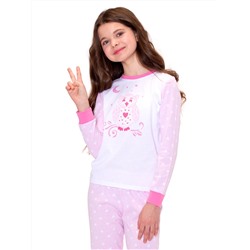 Пижама для девочек арт 11312-1