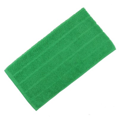 Полотенце махровое жаккардовое 30×60 см хлопок 280 г/м2 Зеленый