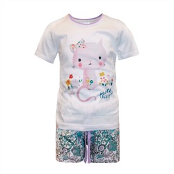 Пижама для девочек арт 11054-2