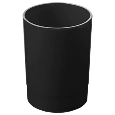 Подставка-органайзер СТАММ (стакан для ручек), 70х70х90 мм, черный, ОФ777. 237046