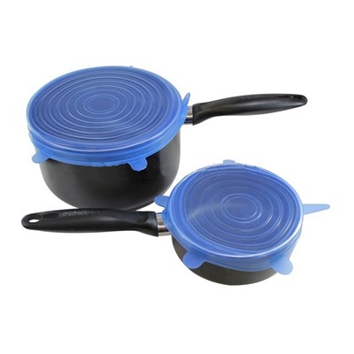 Набор силиконовых крышек Silicone Sealing Lids, 6 шт, Акция! Белый