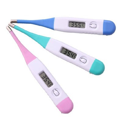 Электронный термометр с гибким кончиком Digital Thermometer, Акция! Розовый