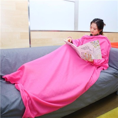 Одеяло-плед с рукавами Snuggie (Снагги), Акция! Розовый
