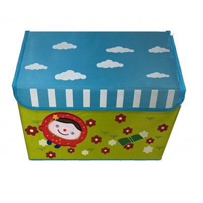 Складной короб  для хранения игрушек Домик, 42×32×34 см, Акция! Зелёный