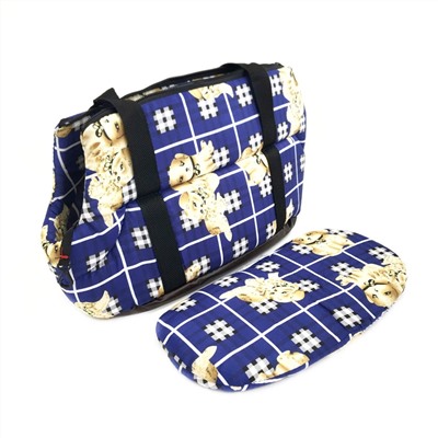 Мягкая сумка-переноска для собак, 36х24х20 см, Акция! Голубой