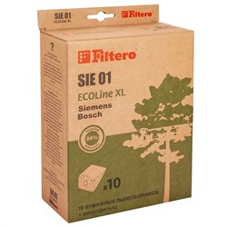 Filtero SIE 01 (10+фильтр) ECOLine XL, бумажные пылесборники