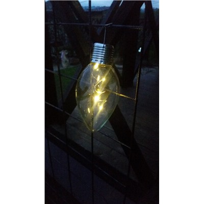 Лампа садовая "СВЕЧА" Solar Buld Hanger with Clip (АКЦИЯ)