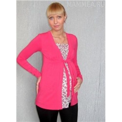 Блуза "Ариэль" (розовая) для беременных, 42 размер