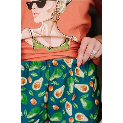 Неженка, Женская пижама оливкового цвета