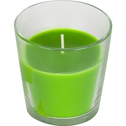 Свеча ароматизированная в стакане «Зелёное яблоко»