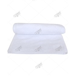 Белое махровое полотенце для салонов красоты