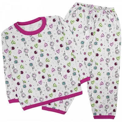 Пижама кулирка 01211001 для девочки