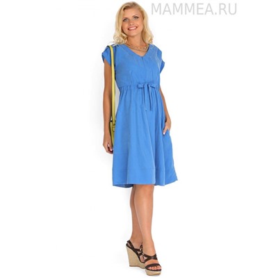 Платье Сивилла для беременных и кормящих (голуб.), размер 42