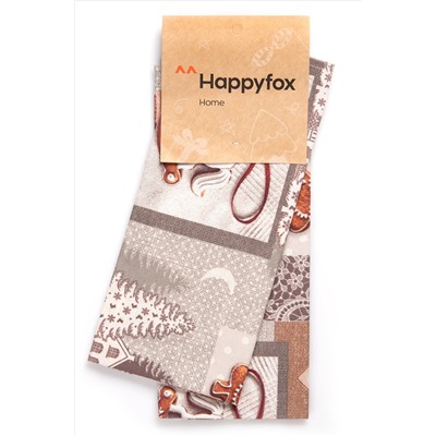 Happy Fox Home, Набор полотенец из рогожки с петельками 2 шт Happy Fox Home
