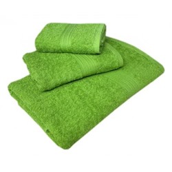 Набор махровых полотенец КОСИЧКА - зеленый