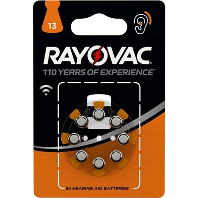 Батарейка Rayovac ZA13 для слуховых аппаратов