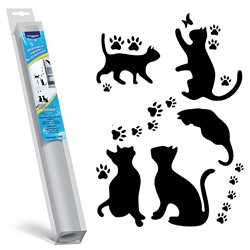Декоративная наклейка на холодильник «Кошки»