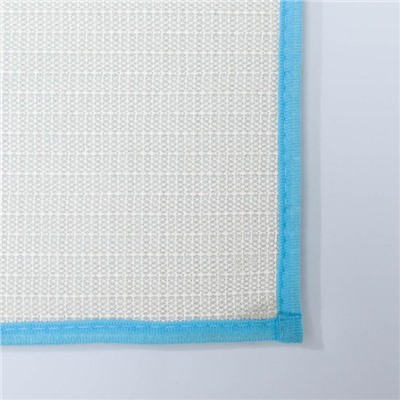 Коврик Доляна «Букли длинные», 40×60 см, цвет синий