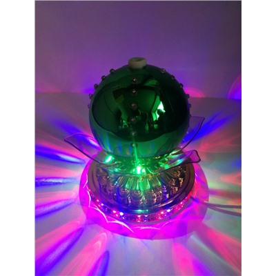 LED-светильник Лотос с шаром цветной, 14 см, Акция! Синий