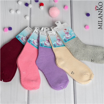 Детские носки махровые MilanKo IN-096 MIX 2/3-4 года