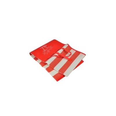 Пляжный коврик с ручками для переноски, 120х170 см, Акция! Красный