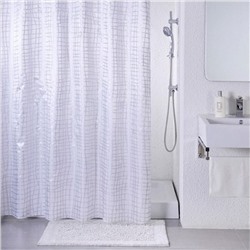 Штора для ванной комнаты 200х180 см, Silver Gauze