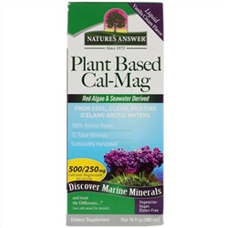 Nature's Answer, Plant Based Cal-Mag, Vanilla Cream Flavor, 16 fl oz (480 ml)