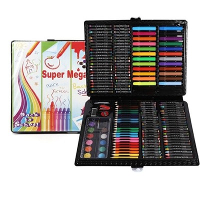 Набор для рисования в чемоданчике Super Mega Art Set, 168 предметов, Акция! Брак упаковки