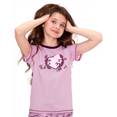 Пижама для девочек арт 11373