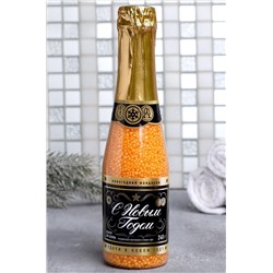 Чистое счастье, Жемчуг во флаконе шампанского с ароматом мандарина 240 г Чистое счастье
