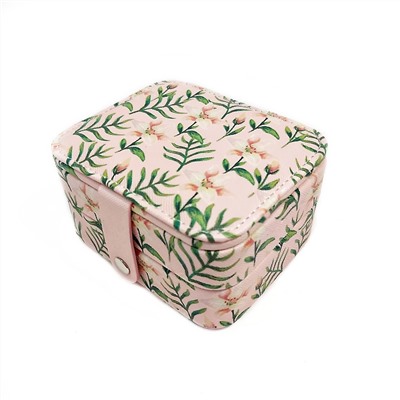 Компактная шкатулка для ювелирных изделий, 11х9х6 см, Акция! Розовый