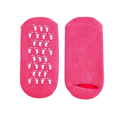 Увлажняющие гелевые носочки SPA Gel Socks, Акция! Розовый