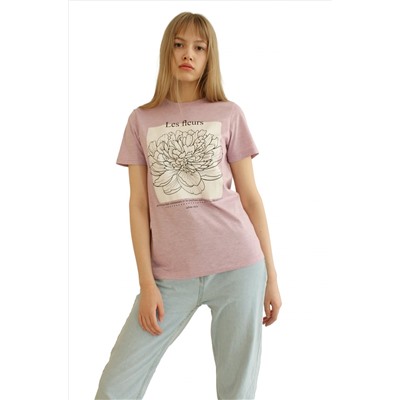 Грация, Женская футболка с цветочным принтом