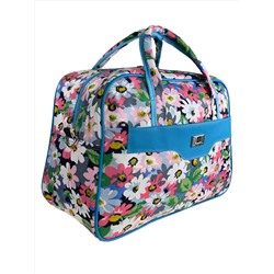 Тканевая женская сумка для фитнеса с принтом цветов, мультицвет