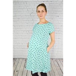 Платье для беременных Якоря - мятный, размер 42