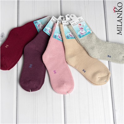 Детские носки махровые MilanKo IN-096 MIX 2/1-2 года