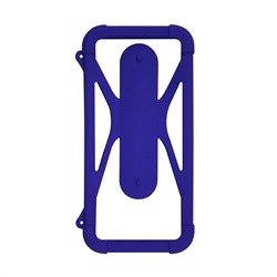 Чехол-бампер универсальный для смартфонов #2, р. 4.5"-6.5", синий, OLMIO