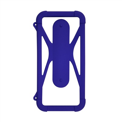 Чехол-бампер универсальный для смартфонов #2, р. 4.5"-6.5", синий, OLMIO
