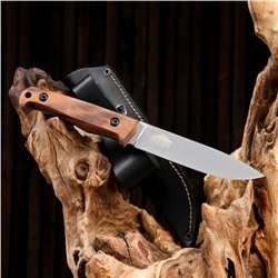 Нож охотничий "Пионер" с ножнами, сталь - AUS8, рукоять - дерево