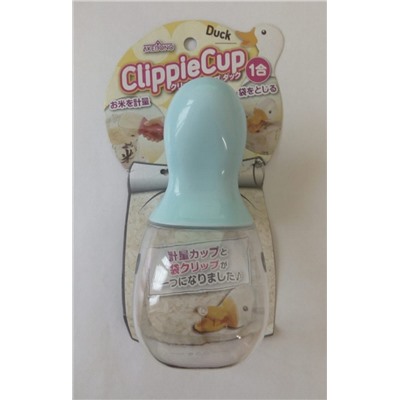 Зажим для пакетов 2 в 1 Утёнок Clippie Cup, Акция! Розовый